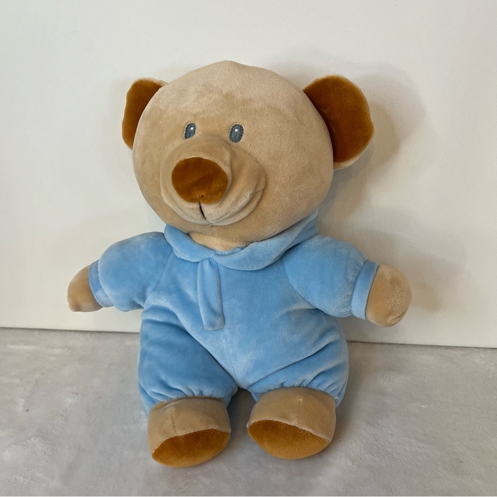 Ty PJ Bear Blue Extra Soft Squishy Baby Toy Stuffed Plush Teddy Bear